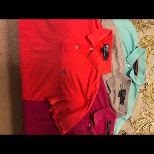 Bundle of 4 Ralph Lauren polo shirts